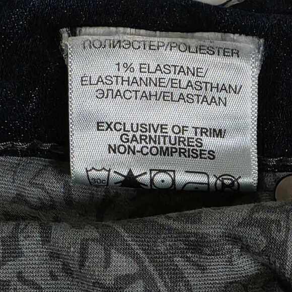 Silver Jeans Co. Suki Mid Short Distressed Denim Sz 16 - Picture 7 of 8